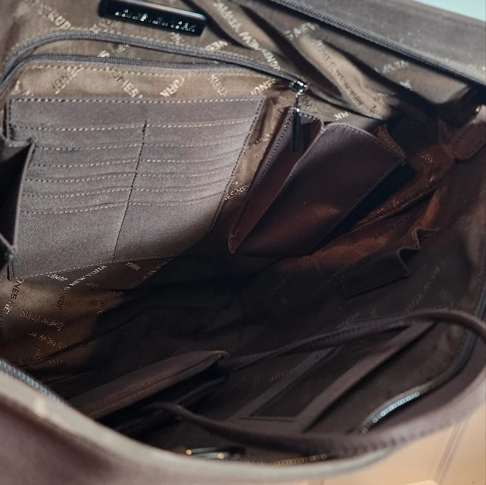 Jones New York Brown Tote Bag Minor Flaws